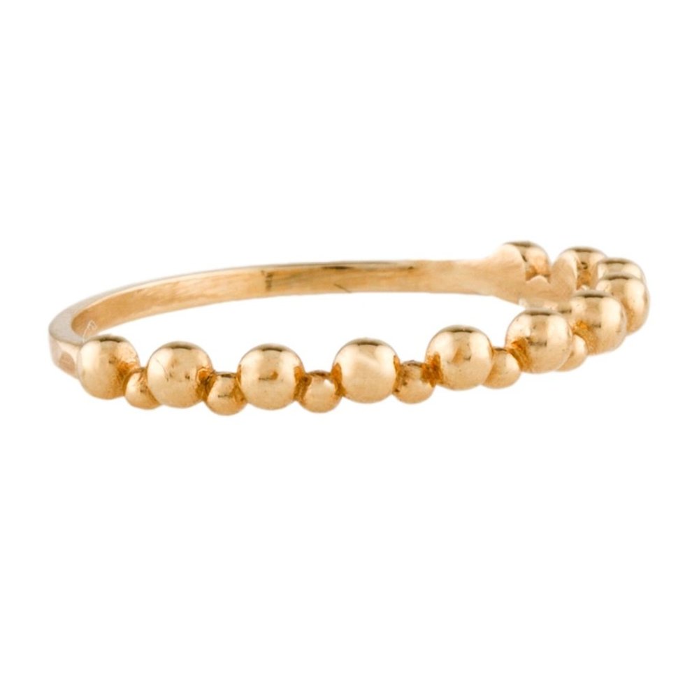 14K YELLOW GOLD STACKABLE BAND RING